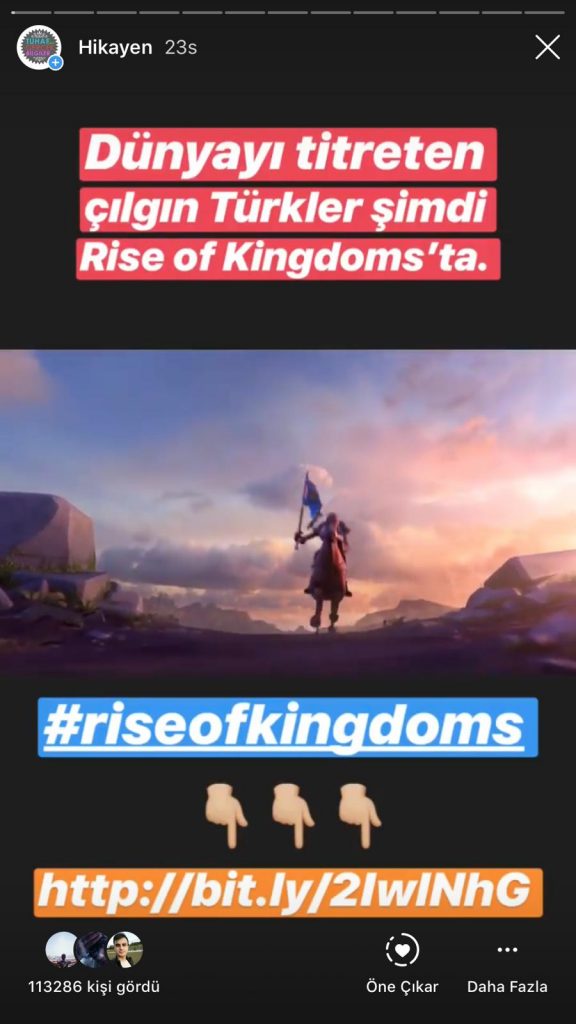Rise of Kingdoms Instagram Seeding Marketing - 09 - T.I.P Effect
