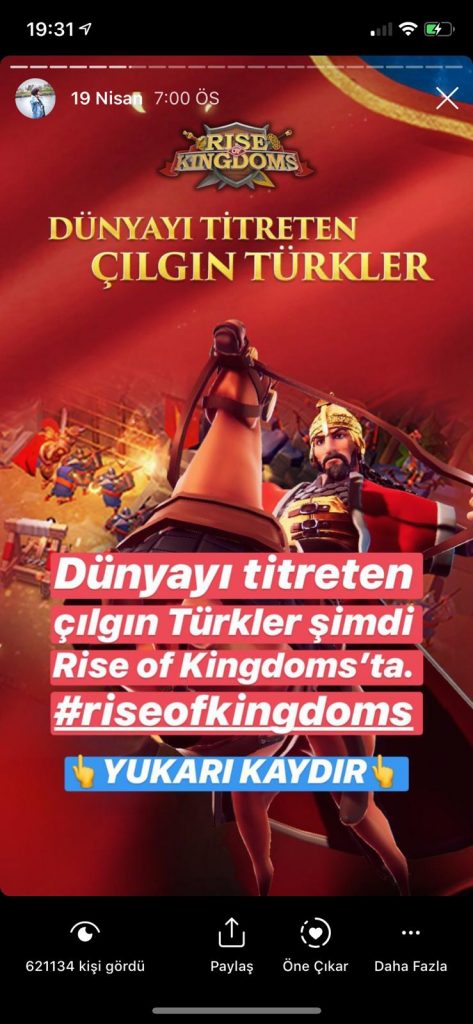 Rise of Kingdoms Instagram Seeding Marketing - 22 - T.I.P Effect