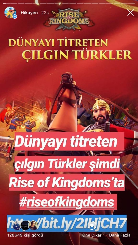 Rise of Kingdoms Instagram Seeding Marketing - 16 - T.I.P Effect