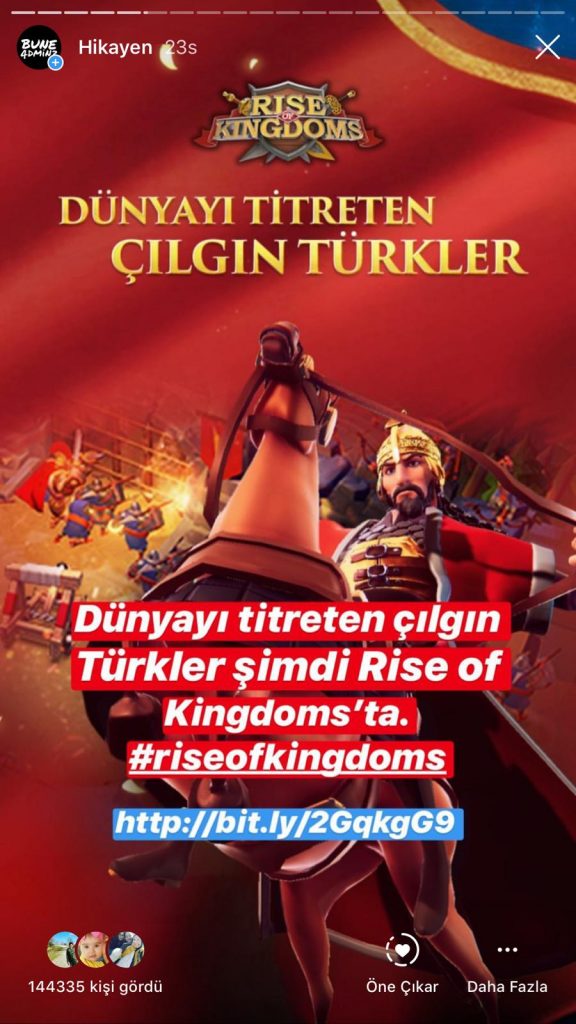 Rise of Kingdoms Instagram Seeding Marketing - 20 - T.I.P Effect